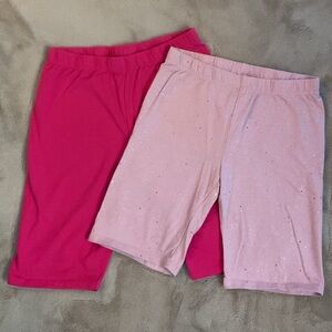 Kids Pink and Light Pink Shorts Set